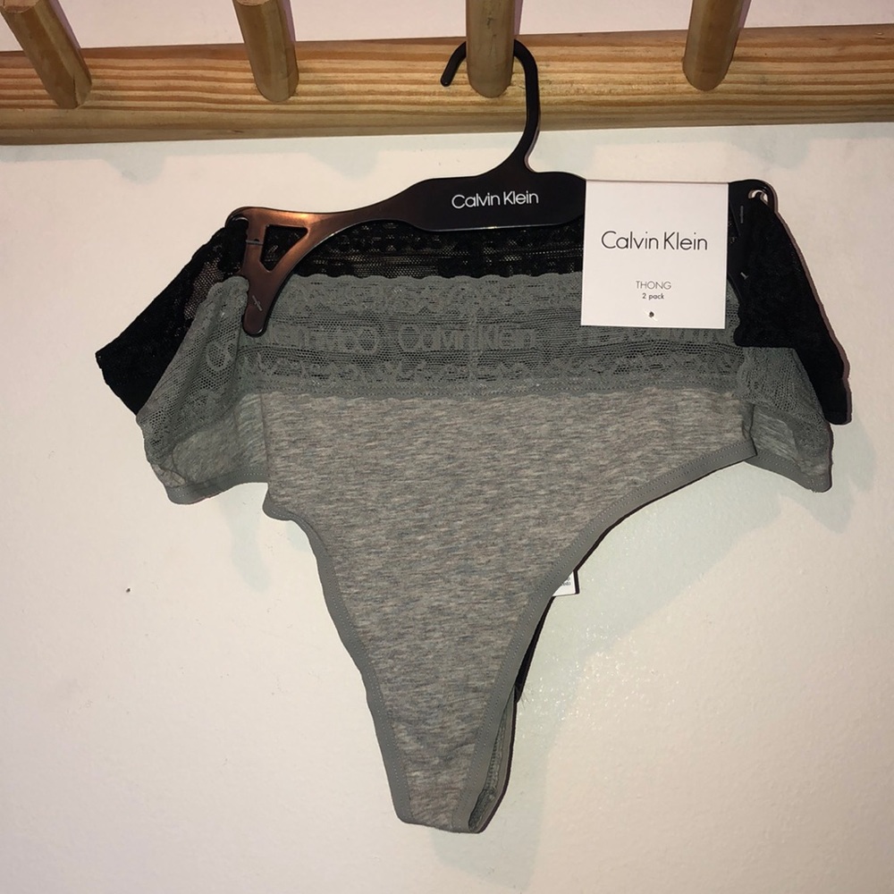 NWT Calvin Klein thong set